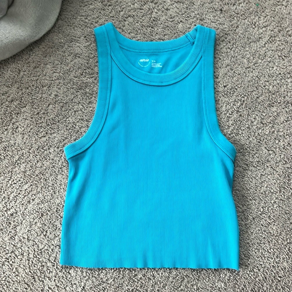 aerie women’s teal tank top